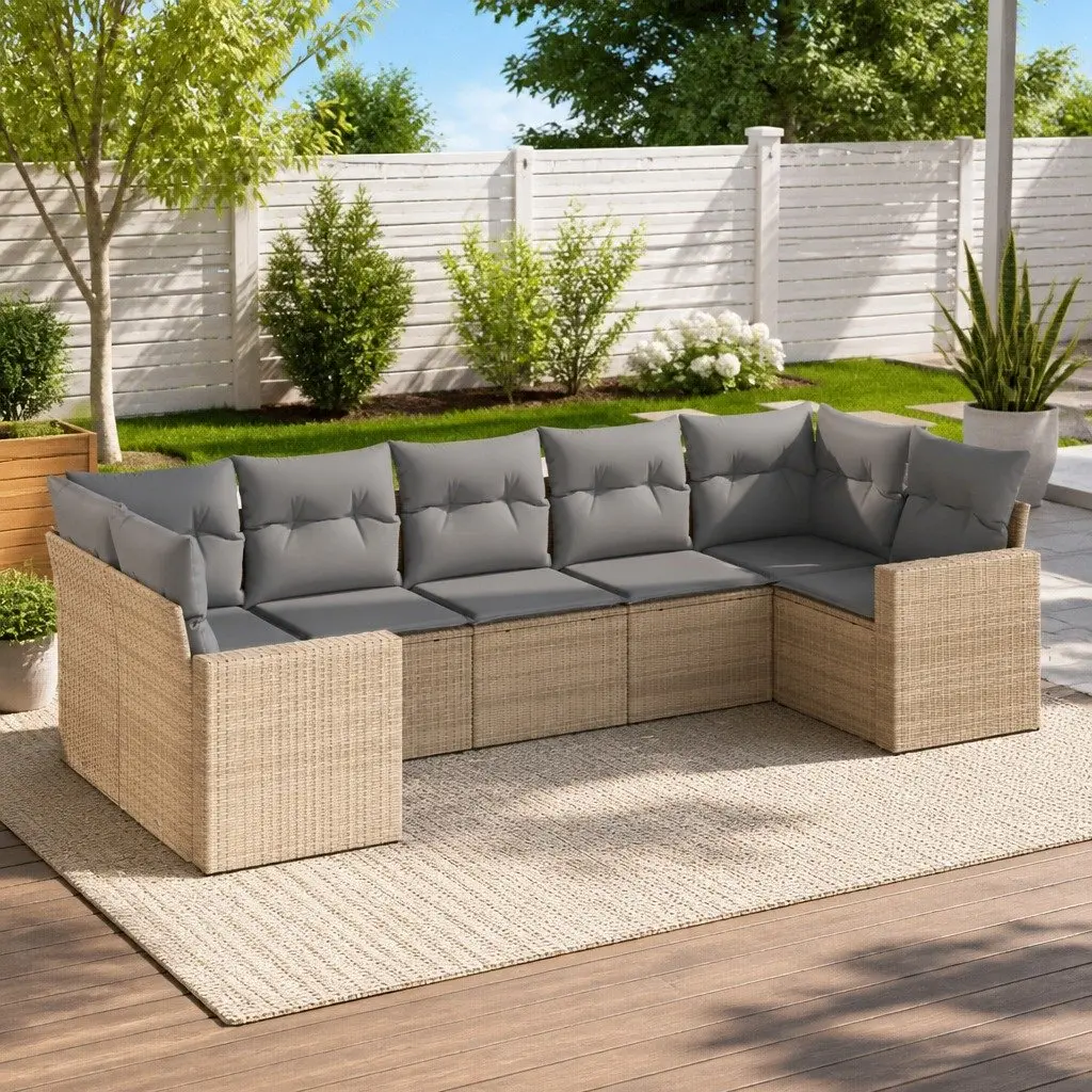 7-Piece Modular Garden Sofa Set