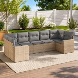 Specifications for 7-Piece Modular Garden Sofa Set