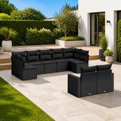 9 Piece Outdoor Sofa Set: Specs and Features