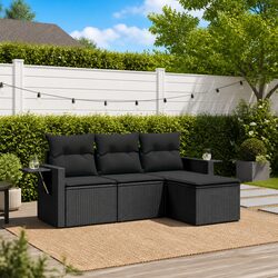 Garden Sofa Set: 4-Piece Outdoor Furniture Specifications