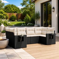 Specifications of 6 Piece Garden Sofa Set with Cushions