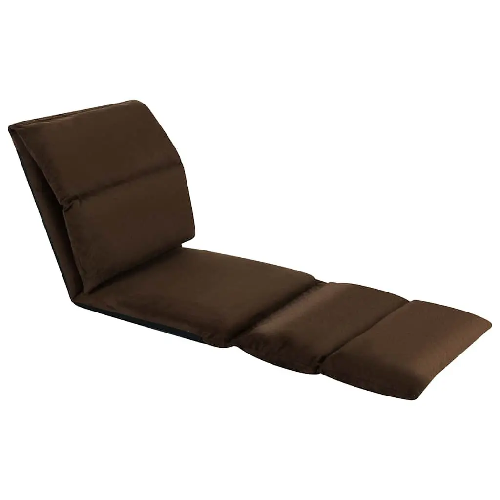 Folding Floor Chair Lounger Indoor Outdoor Adjustable Compact