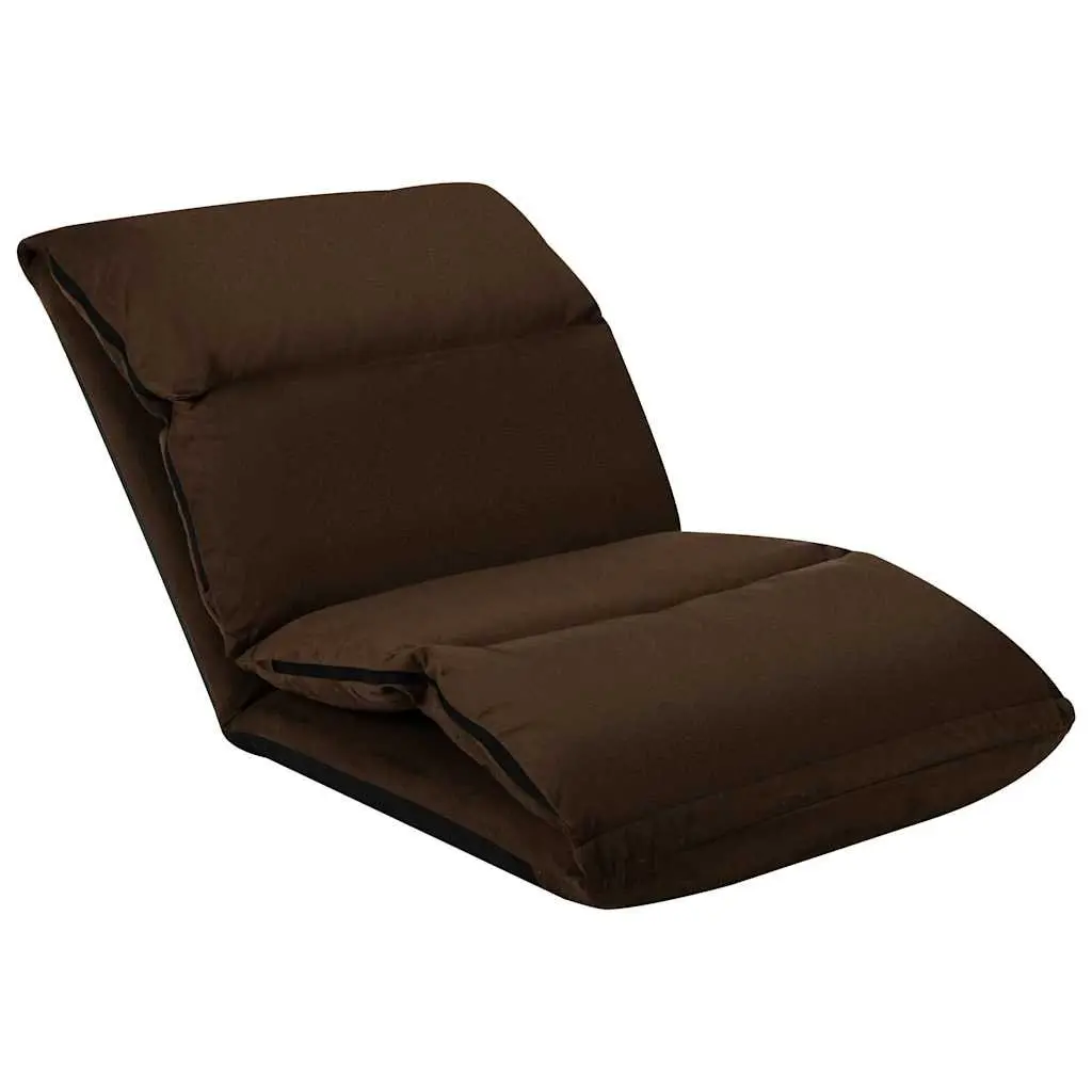 Folding Floor Chair Lounger Indoor Outdoor Adjustable Compact