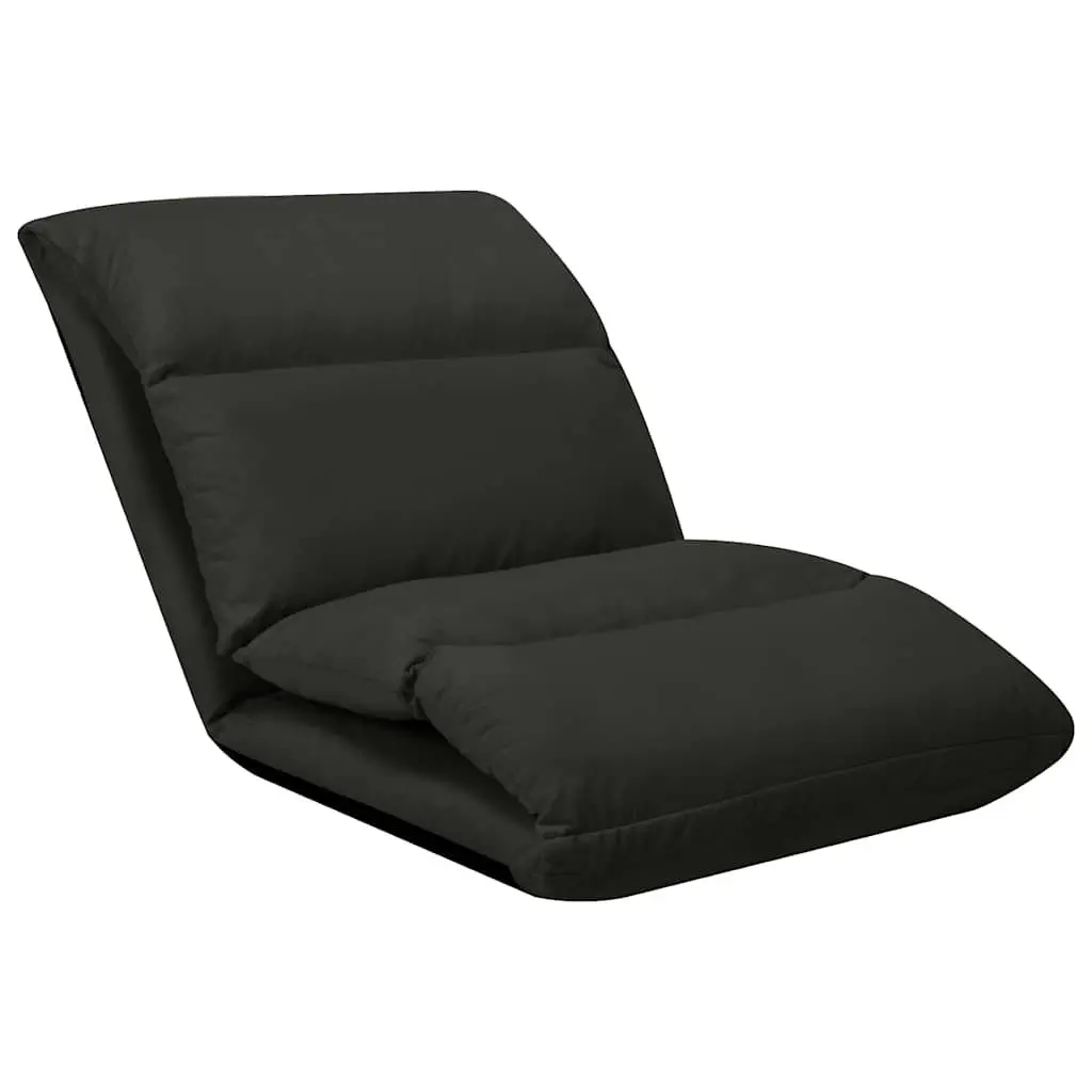 Folding Floor Chair Lounge Chaise Adjustable Recliner Microfibre Leisure Sofa