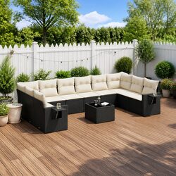 Outdoor Garden Sofa Set: 11 Pieces of Quality Furniture