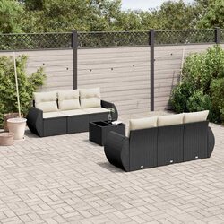 Specifications of the 7 Piece Black Outdoor Sofa Set