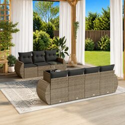 8-Piece Garden Sofa Set: Specs and Features Overview