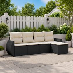 5 Piece Garden Sofa Set: Modular Design, Weather-Resistant Material