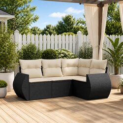 4 Piece Outdoor Garden Sofa Set: Specs and Features