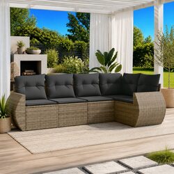 Specifications of 5-Piece Garden Sofa Set with Cushions