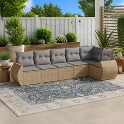 Specifications of 6 Piece Outdoor Garden Sofa Set