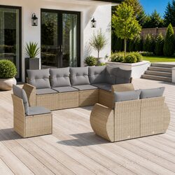8-Piece Garden Sofa Set: Dimensions, Materials, and More