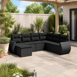 7-Piece Garden Sofa Set: Dimensions and Specs