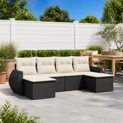 6 Piece Garden Sofa Set: Dimensions and Features