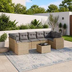 Specifications of the 8-Piece Outdoor Furniture Sofa Set