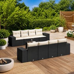 9-Piece Modular Outdoor Furniture Set - Specs Included