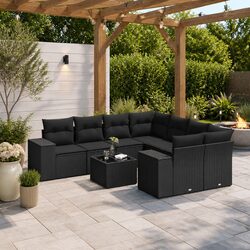 9 Piece Modular Garden Sofa Set - Specifications Included
