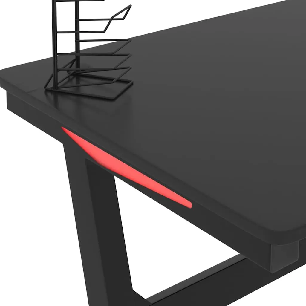 Gaming Desk for Home Office 110x60x75cm Black