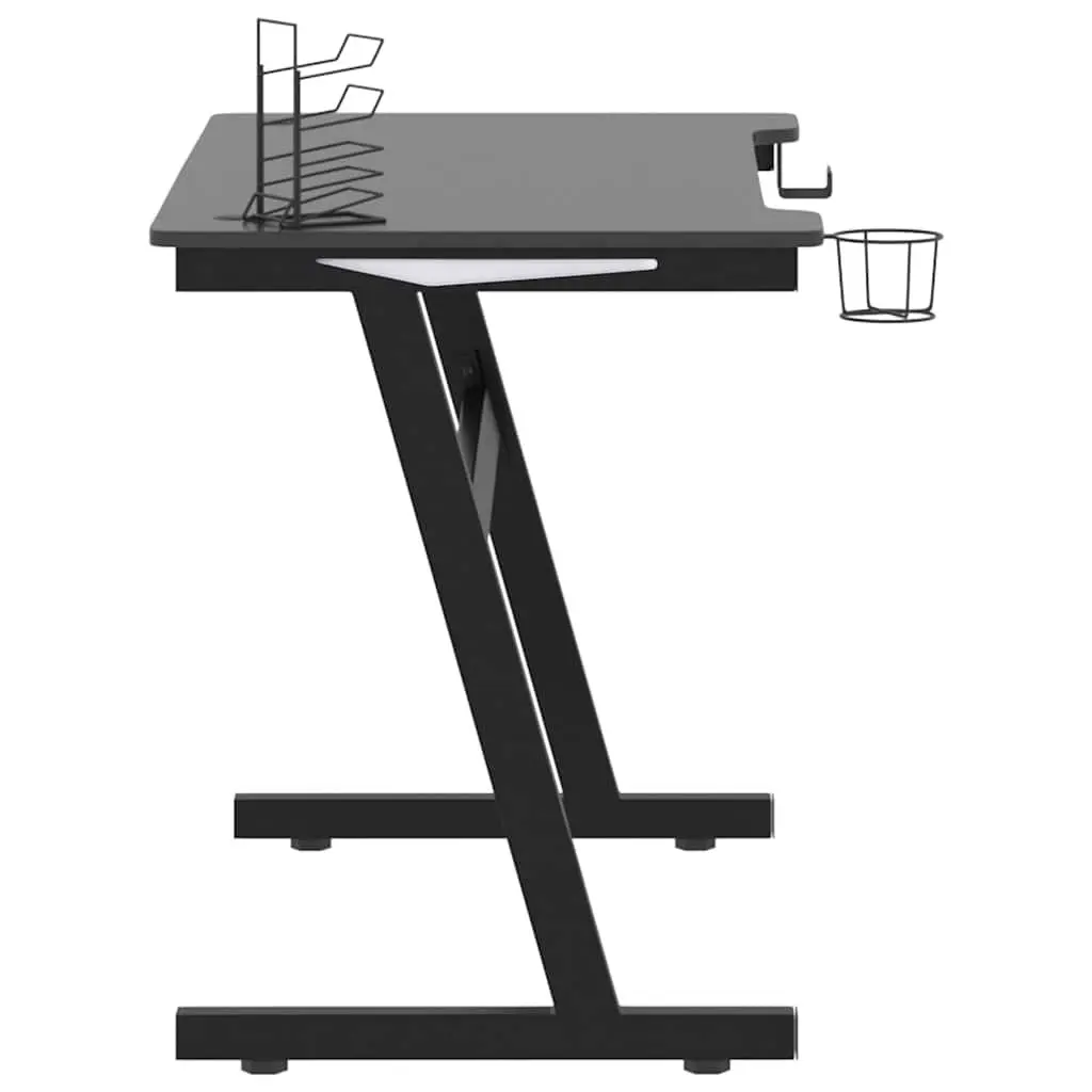 Gaming Desk for Home Office 110x60x75cm Black