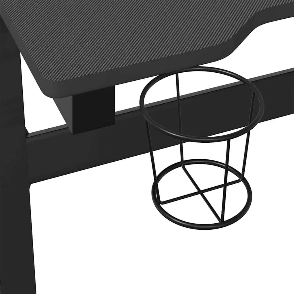 Gaming Desk for Home Office 110x60x75cm Black