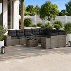 Specifications of the 10-Piece Grey Garden Sofa Set