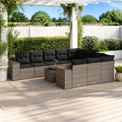 Specifications of the 11 Piece Grey Garden Sofa Set