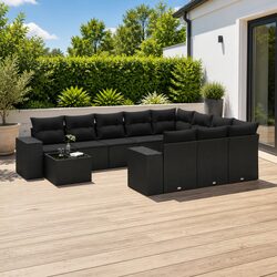 Factual Overview: 11-Piece Garden Sofa Set Details