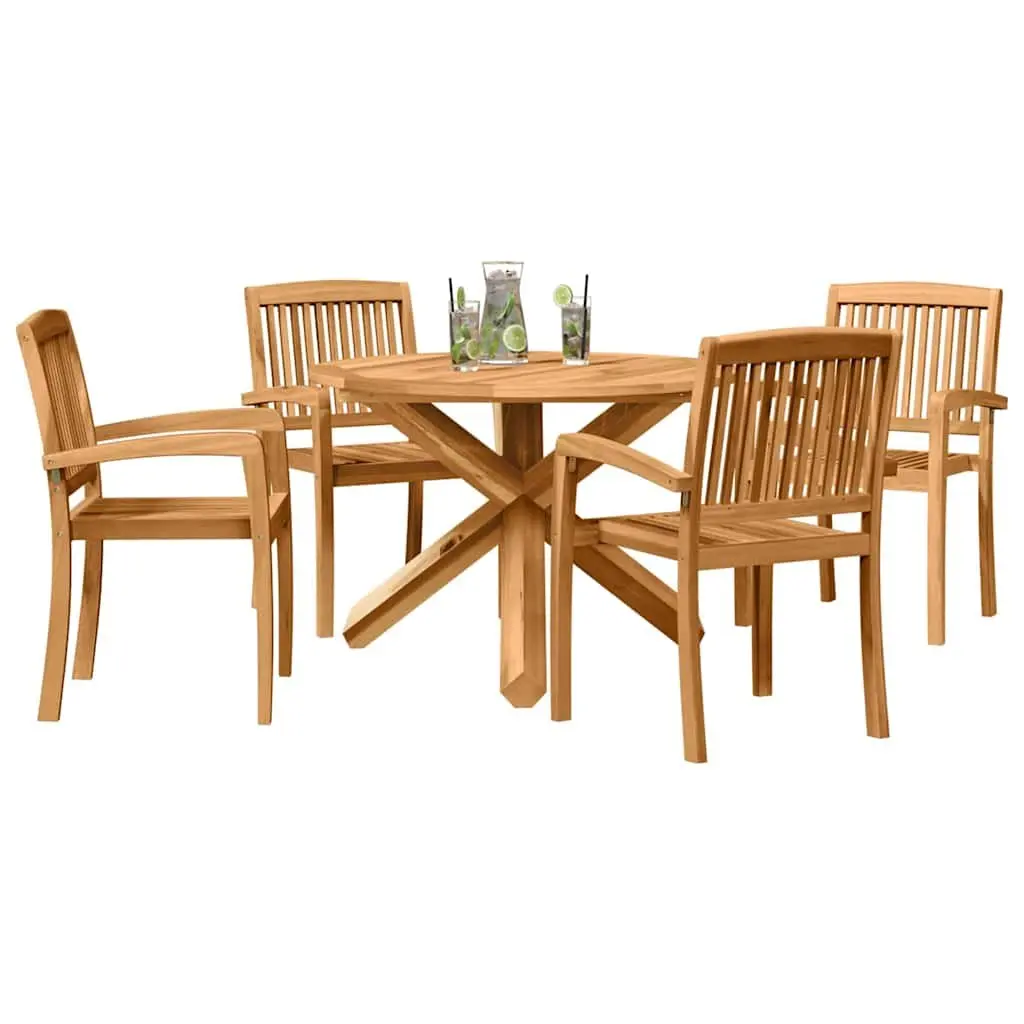 5-Piece Outdoor Round Dining Set