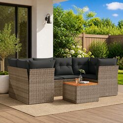Specifications of 7 Piece Garden Sofa Set with Storage