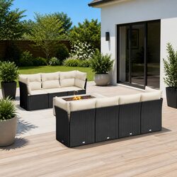 8 Piece Modular Garden Sofa Set Specifications and Features