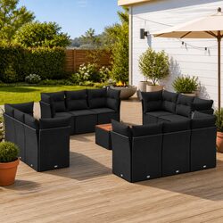 Specifications of the 13-Piece Garden Sofa Set