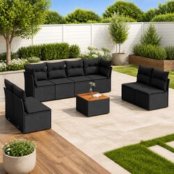 9 Piece Garden Sofa Set Specifications and Features