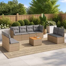 9 Piece Modular Garden Sofa Set Specifications