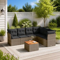 7-Piece Garden Sofa Set Dimensions and Specifications