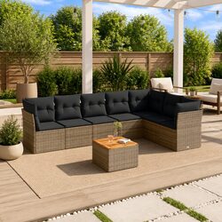 Garden Sofa Set Specifications - 8 Modular Pieces