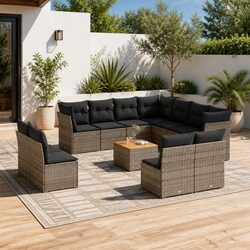 12 Piece Modular Garden Sofa Set Specifications and Features