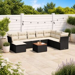 Specifications of 9 Piece Modular Garden Sofa Set