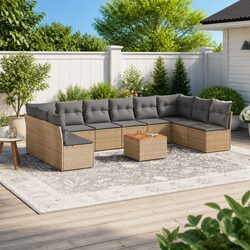 11-Piece Garden Sofa Set: Dimensions, Materials, and More