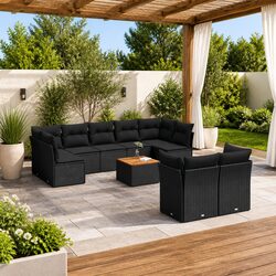 10 Piece Modular Garden Sofa Set - Specifications Included