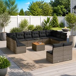 Specifications of 13 Piece Grey Outdoor Sofa Set