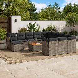 Specifications of the 13 Piece Grey Garden Sofa Set