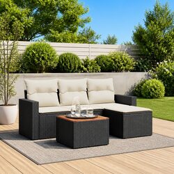 Specifications of 5 Piece Garden Sofa Set with Cushions
