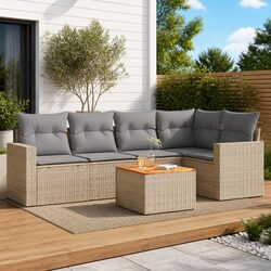 6-Piece Garden Sofa Set Specifications and Features