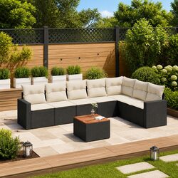 8 Piece Garden Sofa Set: Specs and Features