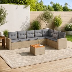 Specifications of 8-Piece Garden Sofa Set