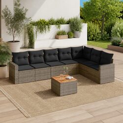8-Piece Outdoor Sofa Set Dimensions and Specifications