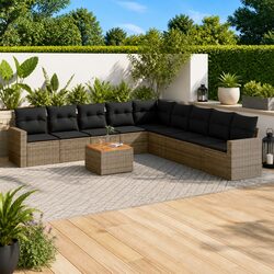 Detailed Specs of 10-Piece Outdoor Garden Sofa Set