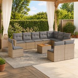 Garden Sofa Set 11 Piece – Dimensions & Features Listed