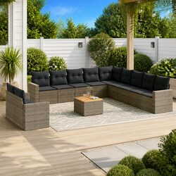 Specifications of 12 Piece Garden Sofa Set Grey