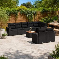 9-Piece Garden Sofa Set: Specifications and Details